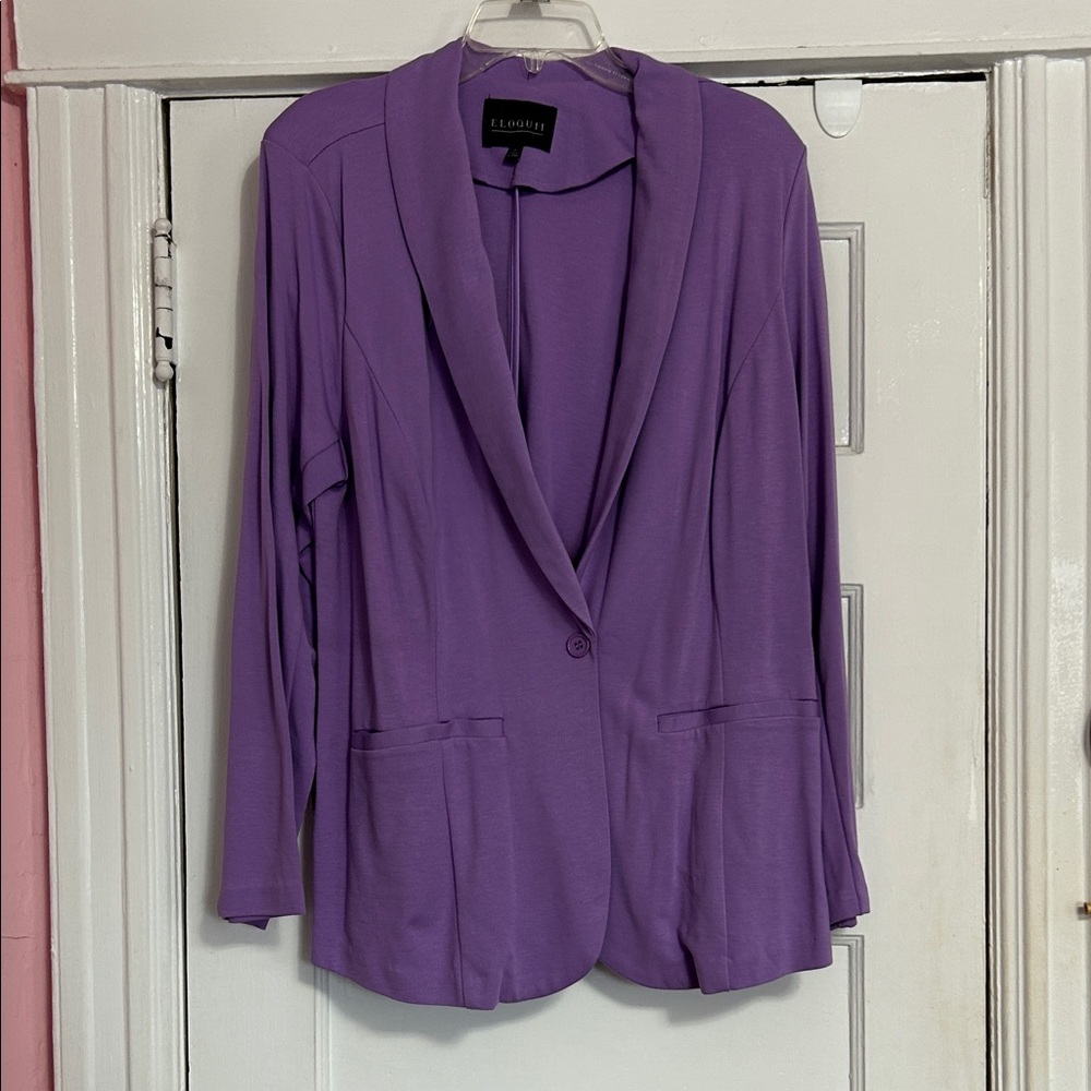 Eloquii Violet Blazer